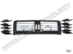 Klima/Kalorifer Izgarası W251 Ön Orta; Nikelajlı Siyah 2010-13 - 2518302254BK