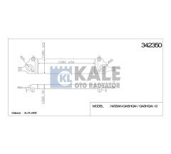 Intercooler (Ara Soğutucu) Qashqaı 07-13 / 1.5 -2.0 Dcı 14461Bb30A