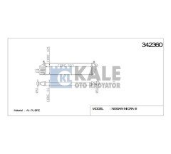 Intercooler (Ara Soğutucu) Mıcra 03-10 1.5Dcı 14461Ay600