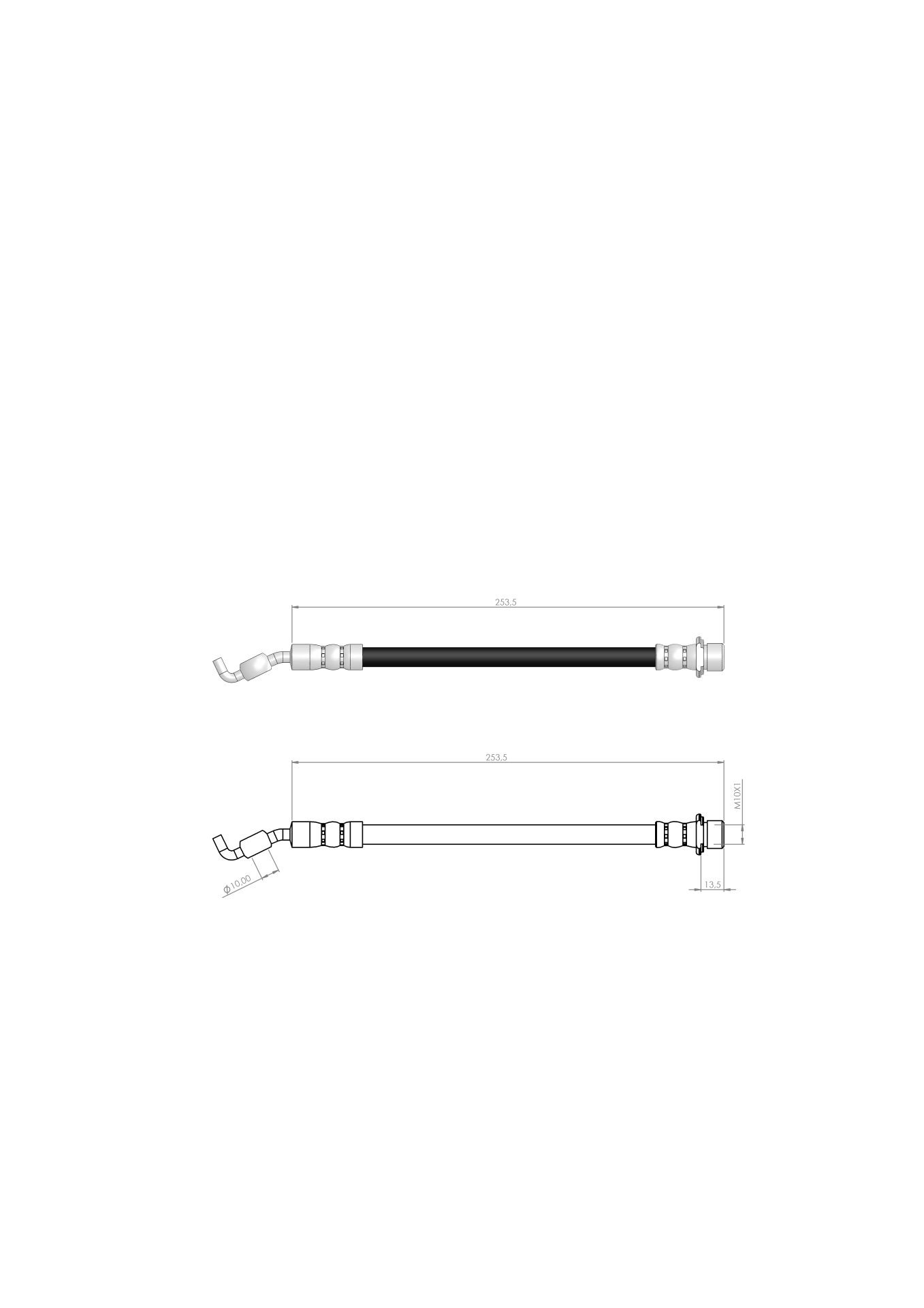 FREN HORTUMU ARKA AVENSIS  (T25) - VERSO 03 - 08 9008094178 9094702E85