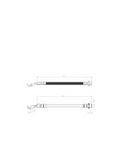 FREN HORTUMU ARKA AVENSIS  (T25) - VERSO 03 - 08 9008094178 9094702E85