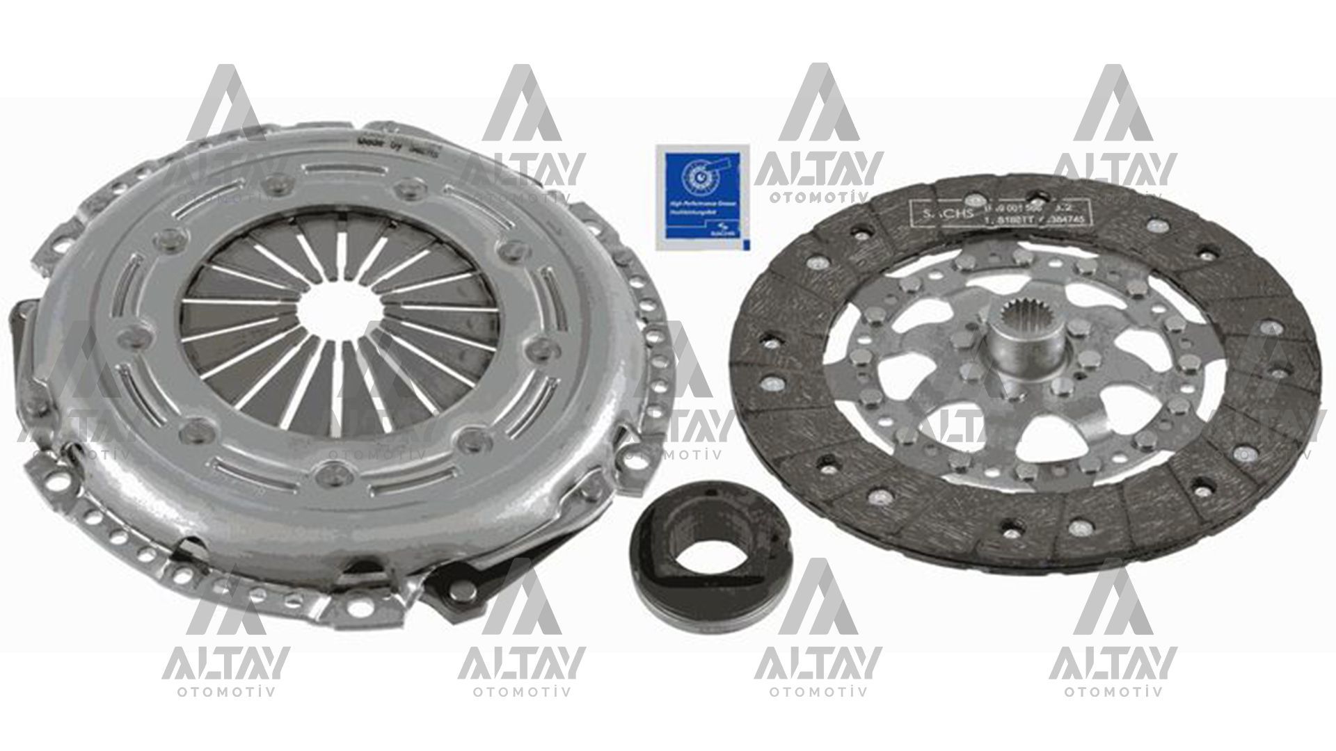 DEBRİYAJ SETİ  C4 / 307 / 308 / C5 X7 18=> / CROSSLANDX   B12XHL 1.6 HDI OYNAR GÖBEK VOLAN  RULMANLI