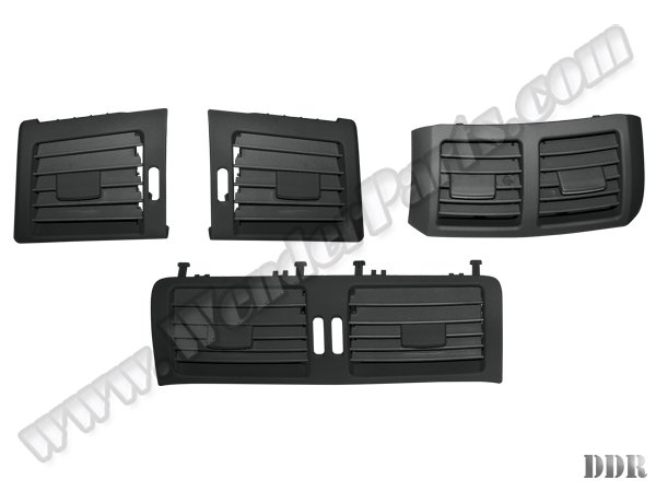 Klima/Kalorifer Izgarası W251 Ön/Arka (Set:4ad); Mat-Siyah 2005-10 - 2518309954S4