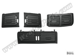 Klima/Kalorifer Izgarası W251 Ön/Arka (Set:4ad); Mat-Siyah 2005-10 - 2518309954S4