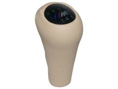 Vites Topuzu BMW -6 İleri- Man.Şanz; (Bej; Suni Deri) Işıklı -///M- - ---