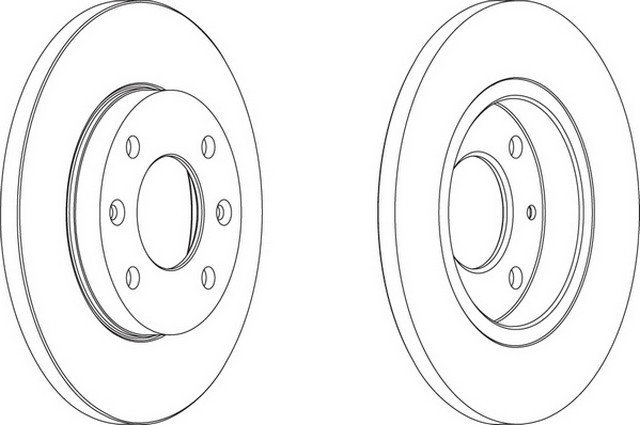 Peugeot Cıtroen Ön Disk 169014 4246R8 4246R9
