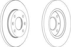 Peugeot Cıtroen Ön Disk 169014 4246R8 4246R9