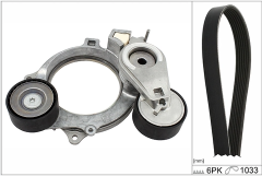 VW GOLF VIII e TSI V-KAYIŞ GERGİSİ İLE V-KAYIŞI 05C903305 - 05E903159B (6PK1034)
