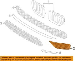 TAMPON HAVA KAPLAMASI SPORTLINE X1 BMW 51117303755