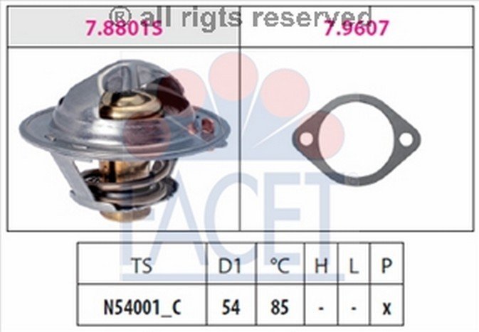 Termostat(54-85C)-I10 1.1 08>/Pıcanto 1.1/Ceed  (Dızel)  (Facet) 78801