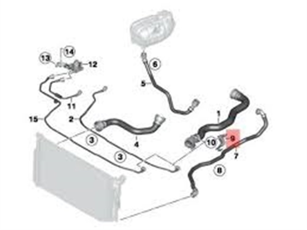 HORTUM ARA TUTUCU F30 BMW 17128514168