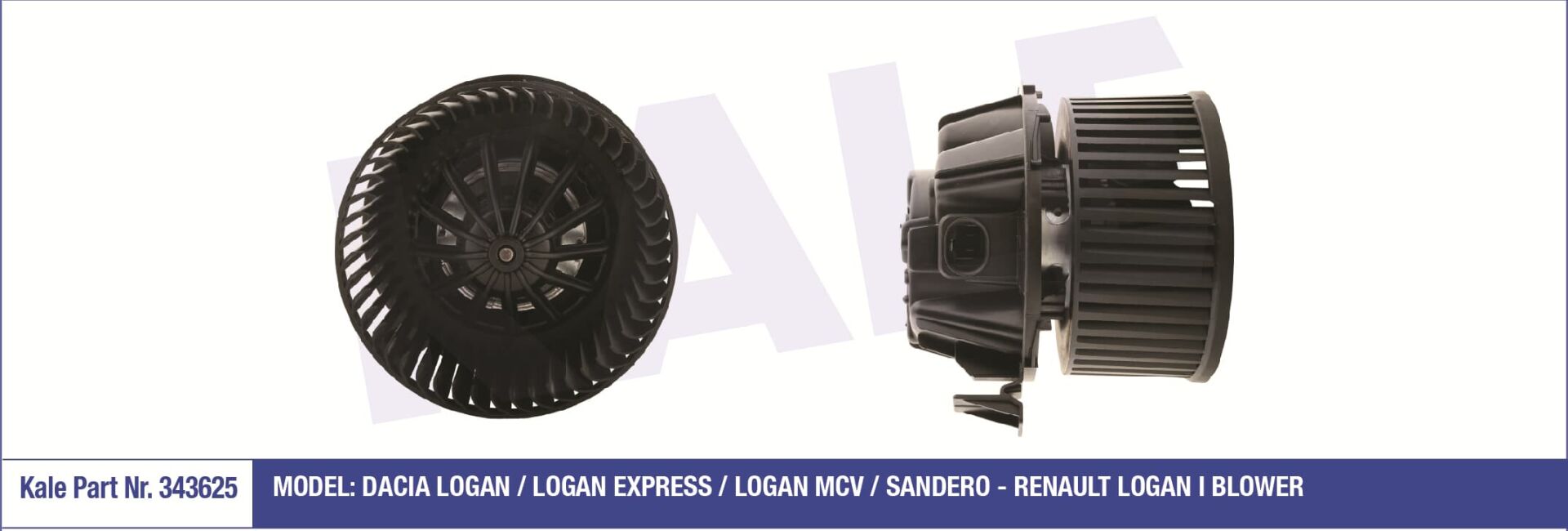 KALORİFER MOTORU 343625 LOGAN SANDERO 1.5DCI 12V