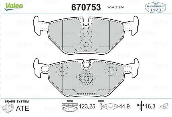 BMW E36-E46 21934 ARKA BALATA 34216761239