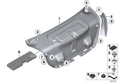 SU OLUĞU KAPAĞI F10/R BMW 51497453356
