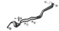 ŞANZIMAN YAĞ RADYATÖRÜ HATTI BMW F20 F21 F30 F31 1 SERİSİ 3 SERİSİ 3 SERİSİ TOURİNG 2012-2019 17227604979