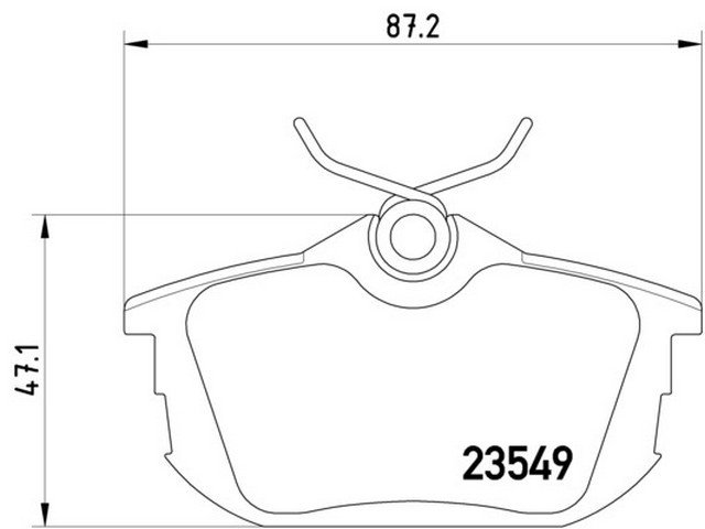 Fren Balatası Arka ForFour 2004-06 - A4544201020