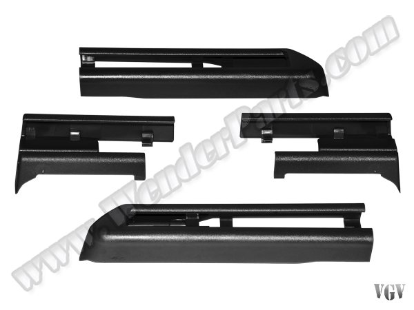 Koltuk Ray Kapağı F10 F07 F01 Sol+Sağ; Siyah - 52109175063S4