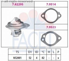 Termostat(52-82C)-Lancer/Colt/Galant 88>92  (Facet) 78229