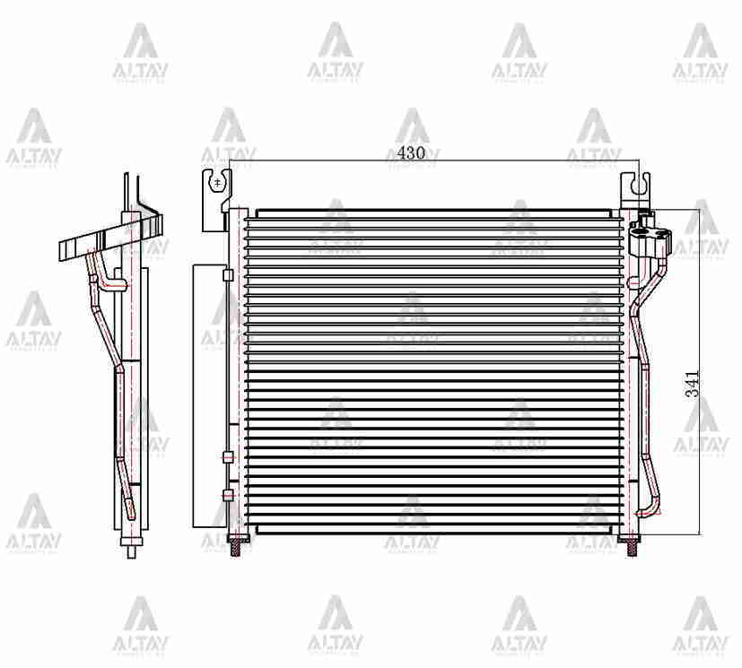 Radyatör Klima Pıcanto 08=> 9760607500
