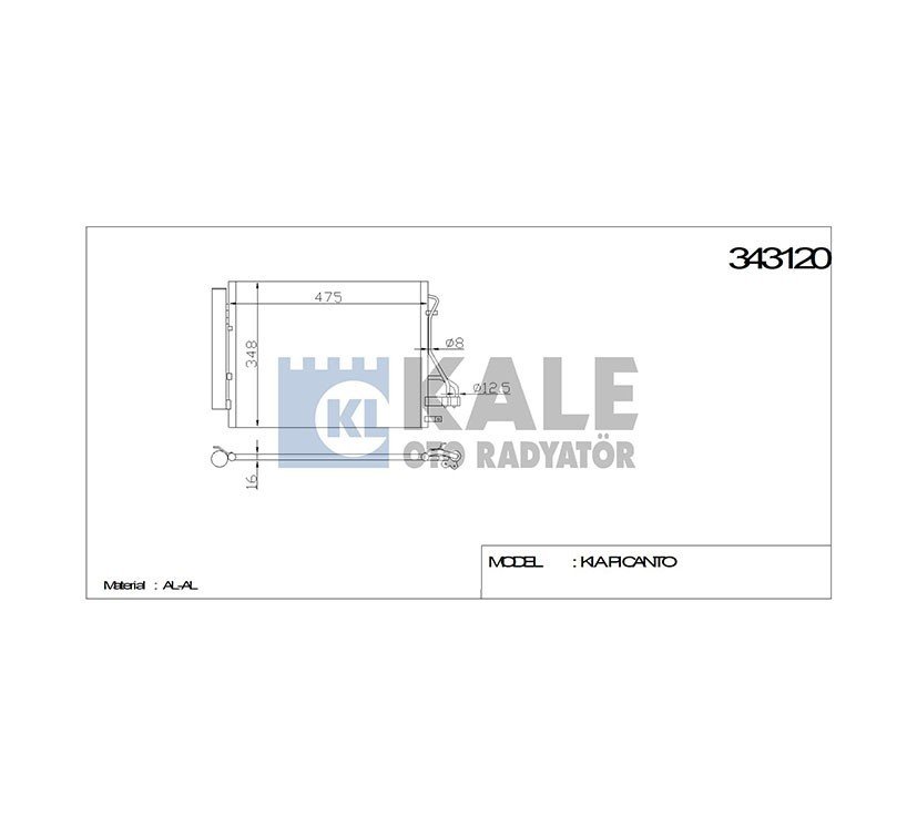 Radyatör Klima Pıcanto 11=> 976061Y000