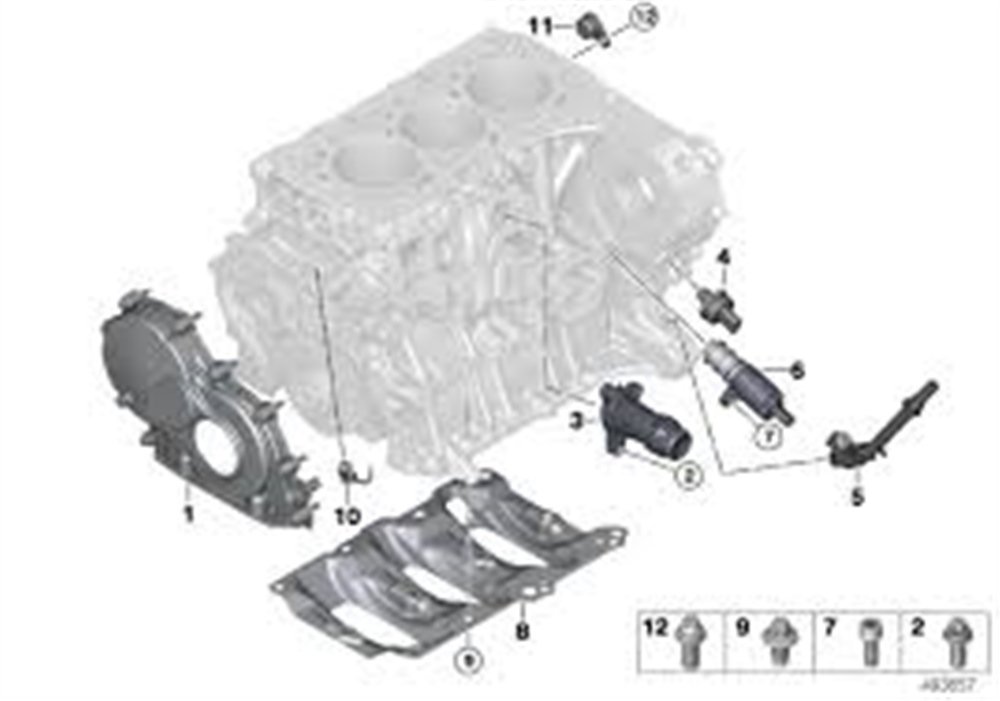 EKSANTİRİK DİŞLİ KAPAĞI F20/F45 BMW F20,F21,F45,F46,F48,F54,F55F,56,F57,F60 11148585285