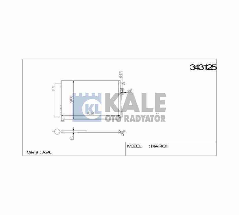 Radyatör Klima Rıo 06-11 Dizel 976061G300