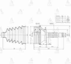 sı Dış Santafe 01-06 / 2.0 Crdı Absli 52 Diş 27X26X60 4950126561