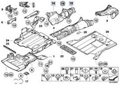 EKSOZ AMYANTI E46 BMW 51717039441