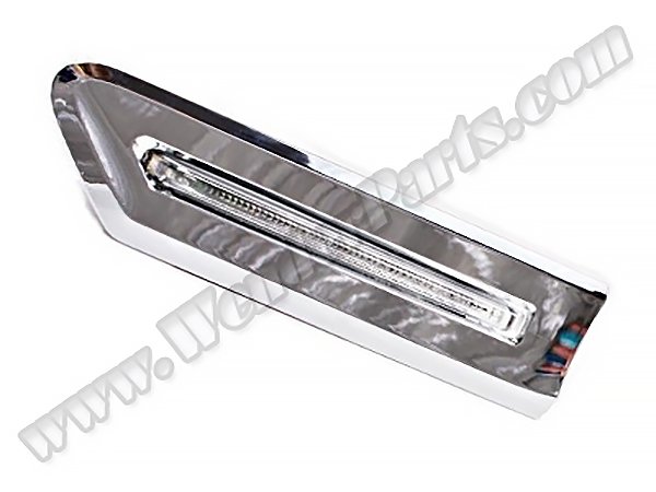 Çamurluk Sinyali F01 Sol; (Beyaz) Krom Çerçeveli 2008-12 - 63137203371