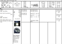 BMW M47N-M57N 84MM PİSTON SEGMAN 84MM 11257788396