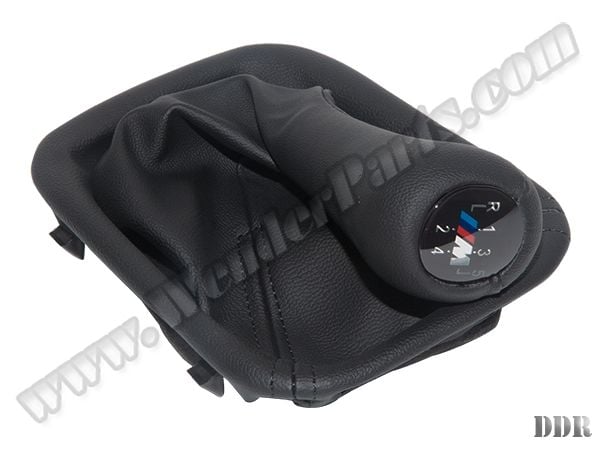 Topuzlu Vites Körüğü E30 -5 İleri- Man/Şanz; (Siyah) Işıklı -///M-Logo-