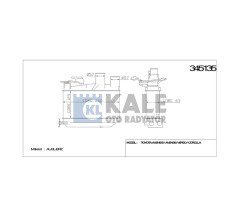 Intercooler (Ara Soğutucu) Corolla 02-06 / Avensıs  99-08 D4D 1794027030