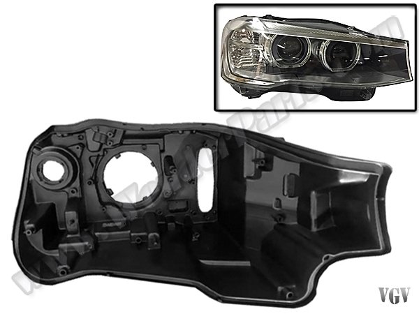 Far Kasası X3:F25 X4:F26 Sağ; Bi-Xenon 2014-17 - ---