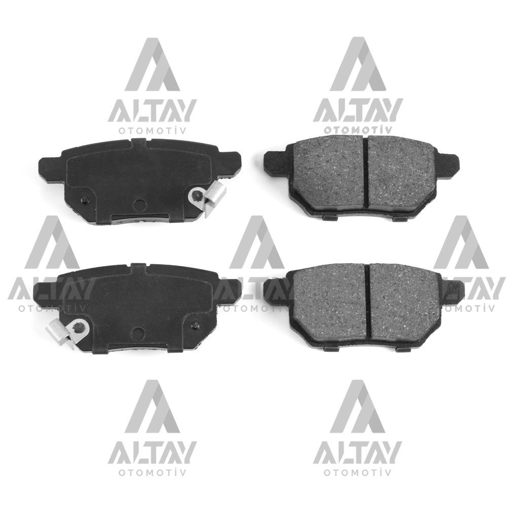 FREN BALATA COROLLA 06-18 / YARIS 06=> / AURIS 07=> BENZİNLİ / AURIS 15=> BENZİNLİ-DİZEL DİSK ARKA JAPONYA ÜRETİMİ AKEBONO