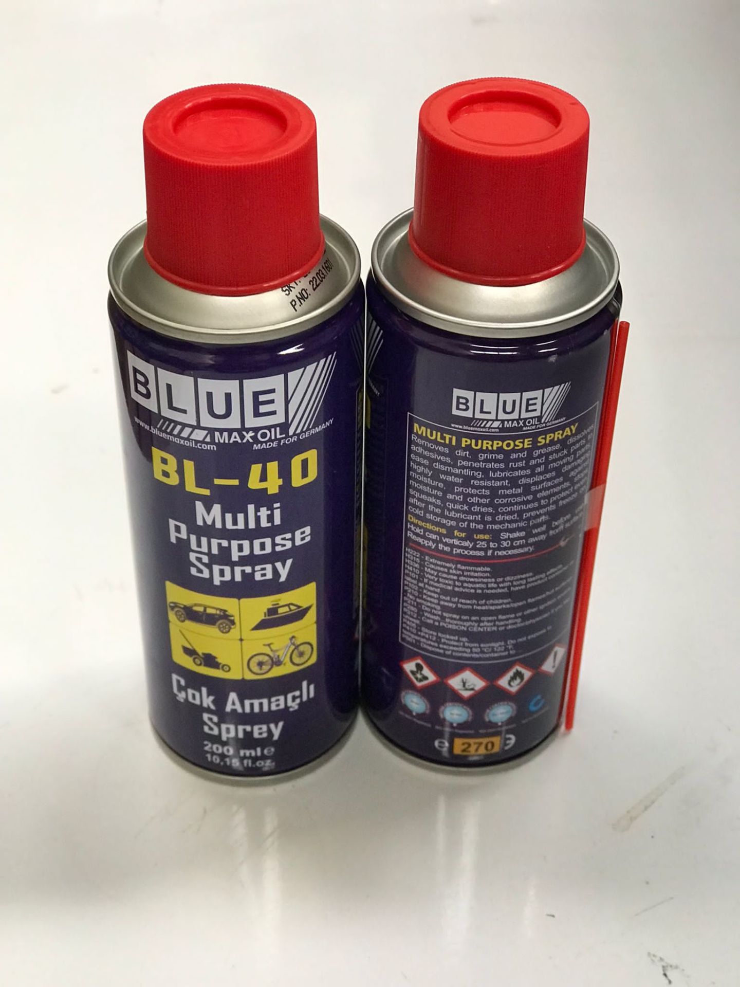 MULTİ YAĞLAYICI COK AMACLI BAKIM SPREYI 200 ML WD40 BL40 VD 40 WD 40 (KOLİSİ 36 ADET) BL-10021