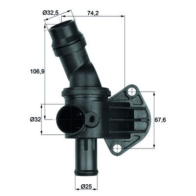 Termostat 87C Vw 2.0 Fsı Golfv-Passat,Jettaııı Bvx,Bvz Tı 8 87