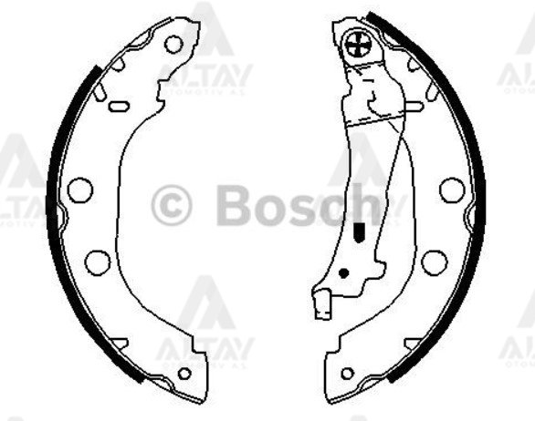 Fren Balata Kangoo 98-08 / Prımera 96-02 Büyük Tip Pabuç Arka 440603J325