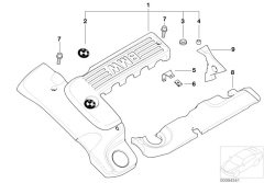 AKUSTİK KAPAK E46 3.30 BMW E46 M57 11147787104