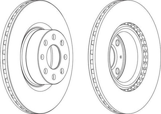 Opel Fren Disk Ön Corsa D 1,3 5569025 G.Punto 55700922