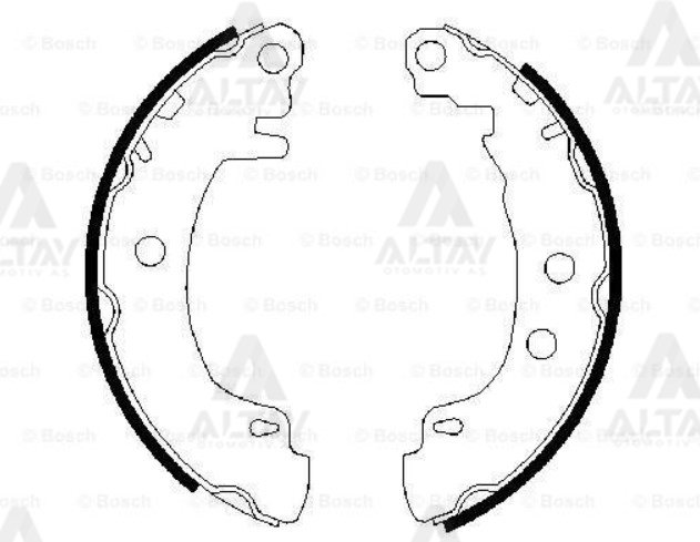 Fren Balata Megane I 96-03 Pabuç Arka 7701204835