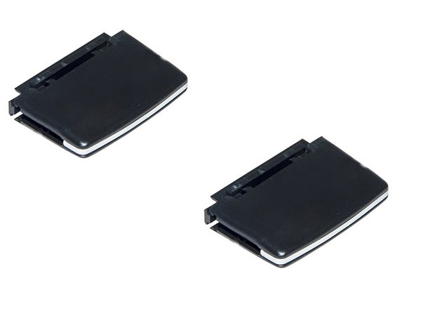 Klima/Kalorifer Izgara Kulpu W204 Ön (Set:2ad); Siyah - 2048306154P2