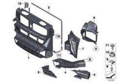 PANEL CONTA SETİ E70/E71 BMW 51647186780