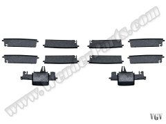 Klima/Kalorifer Izgara Tm Tk W166 X166 C292 Arka (Set:12ad); Siyah 2011-15 - 1668300554RK