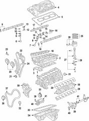 YATAK ANA N40 025 BMW ADET ALT E46 E90 E92 E93 3