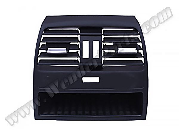 Klima/Kalorifer Izgarası F01+LCI Arka; Nikelajlı Siyah - 64229113688