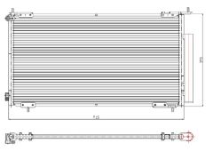 KLIMA RADYATORU CRV 02-06     708x355x16 80101-SCA-A01