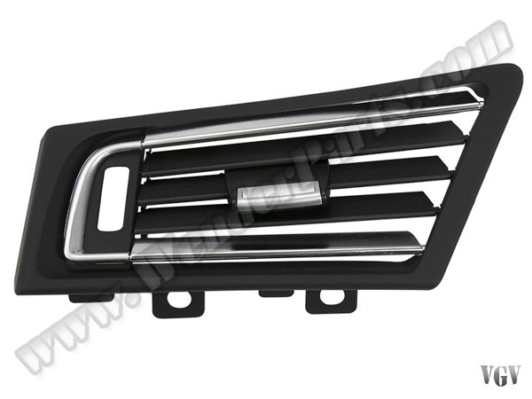 Klima/Kalorifer Izgarası F01+LCI Ön Sol; Nikelajlı Siyah - 64229115857