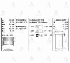 Segman Accent 00-06 1.3 / Getz 03-05 1.3 0.50 684860750