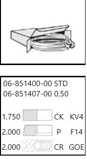 Vw Arteon 2.0 Tdı 150Ps Dfga Segman 81.50Mm 04L198151G
