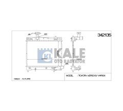 Radyatör Su Yarıs 10-16 1.33 Benzinli 16Mm (Mt) Brazıng 164000Y060